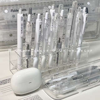Khay kệ cắm bút Acrylic trong suốt 24 ô