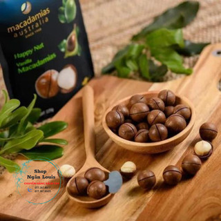 Hạt macca úc vanilla happy nut 225g - date xa