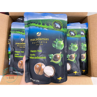 [SALE SỐC]HẠT MACCA ÚC VANILLA HAPPY NUT 225G - DATE XA