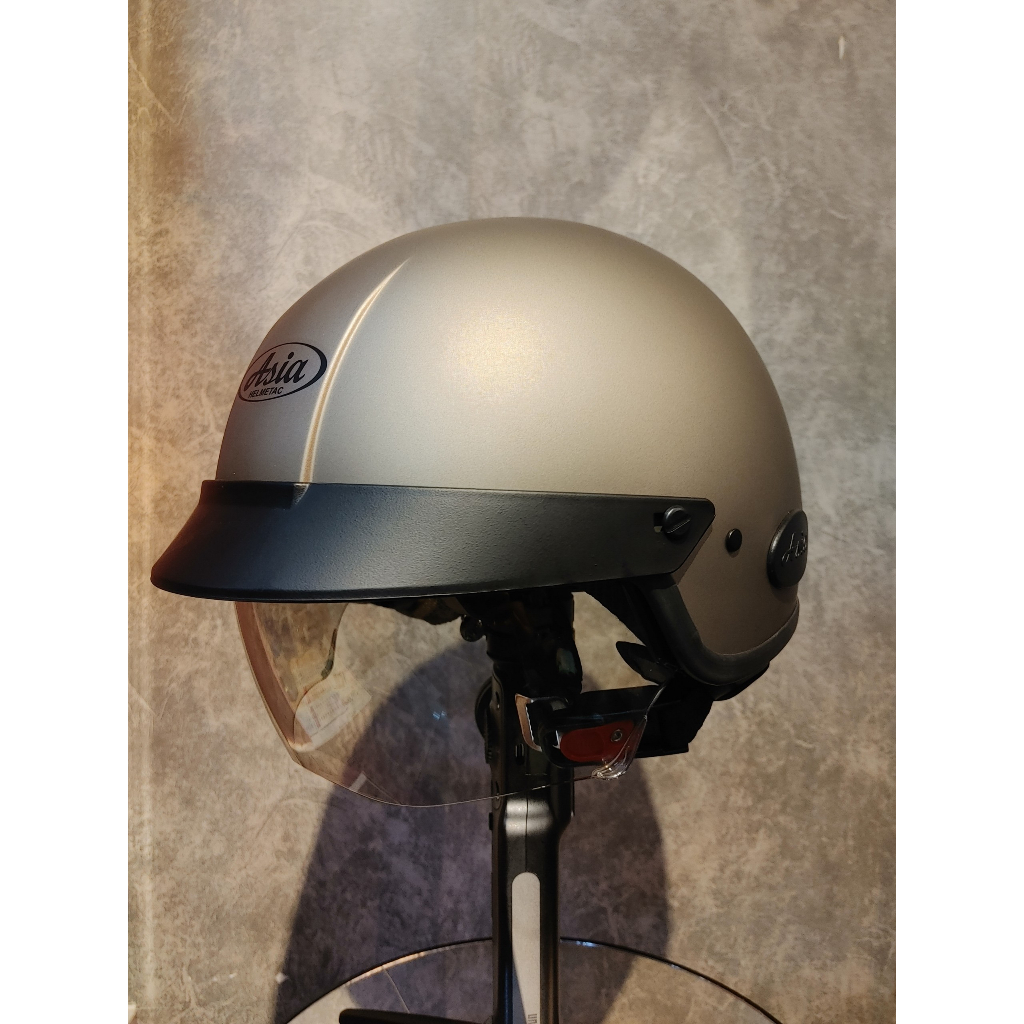Mũ Bảo Hiểm nửa đầu - Kính âm- Asia MT-139 -Hàng Chính Hãng, Bảo Hành 1 năm