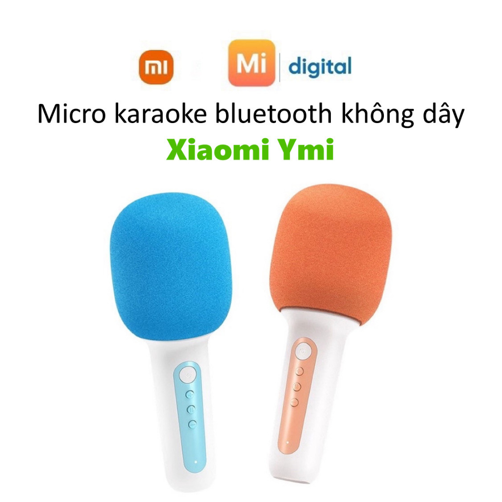 Micro karaoke bluetooth không dây Xiaomi Ymi Bản quốc tế Micro nói tiếng anh Cầm tay kết nối Bluetooth tiện dụng