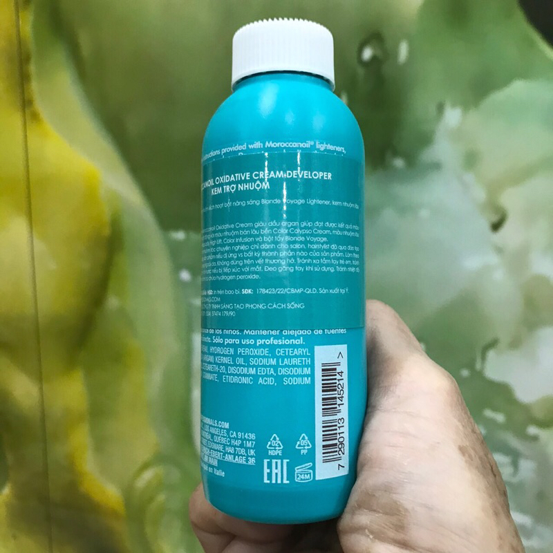 Oxy trợ nhuộm MOROCCANOIL Oxidative Cream Developer 90ml