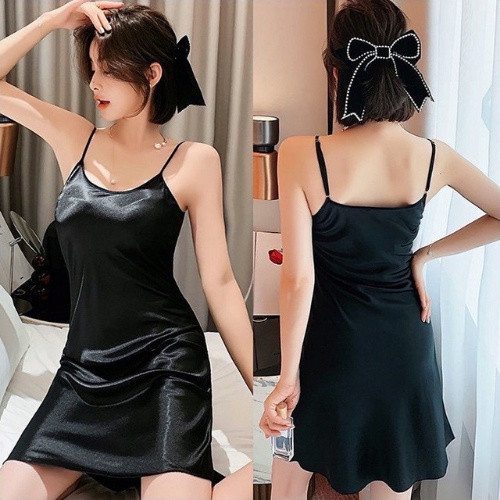 Nuyên sét ngủ ⚡️ MẪU HÓT ⚡️ Đồ Bộ Nữ Mặc Nhà Cộc Ngắn Chất Lụa Mềm Mịn Thoáng Mát Thấm Mồ Hôi Kiểu Dáng 2 DÂY SL