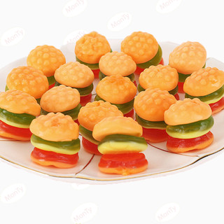 Combo 500g kẹo Humberger mini / Kẹo dẻo trái cây / Humberger kẹo dẻo mềm dai thơm ngon