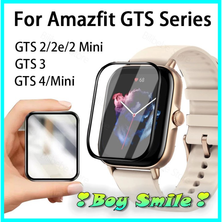 Sỉ/Lẻ Miếng Dán Màn Hình Cong 3D HD Xiaomi Amazfit GTS GTS2 GTS2e GTS4 mini Bảo Vệ Toàn Diện