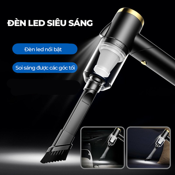 Máy Hút Bụi Ô Tô Cầm Tay - Máy Hút Bụi Mini Tích Điện Sạc Cổng Tiếp Nối USB Nhỏ Gọn - Bảo Hành 12 Tháng | BigBuy360 - bigbuy360.vn