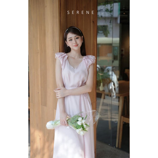 Váy thiết kế ngắn tay LAMYN DRESS ngọt ngào tiểu thư by Serene