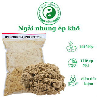 Ngải nhung ép khô tỉ lệ 50:1- Siêu tiết kiệm- Túi 500g