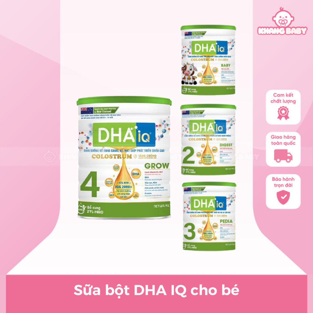 Sữa bột DHA IQ 900g - Shop Khang Baby
