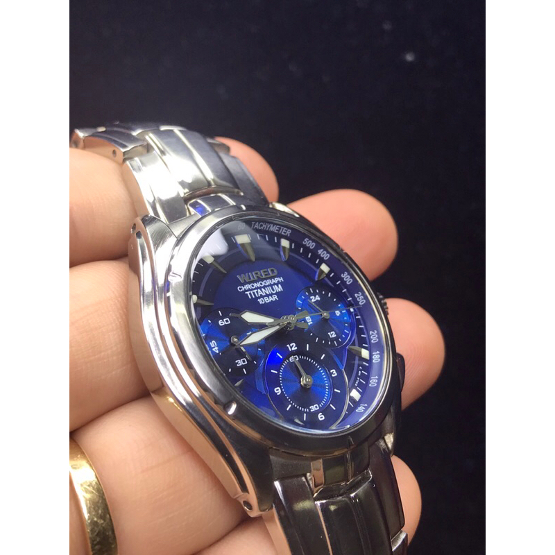 ⌚️Đồng hồ Si Nam 7 Kim Titanium hiệu Wired, thương hiệu Nhật🇯🇵. Hàng đã qua sử dụng