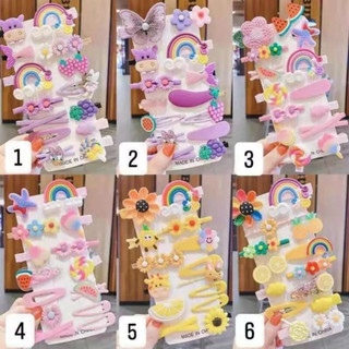 Set 14 Kẹp Tóc Đáng Yêu Cho Bé Gái