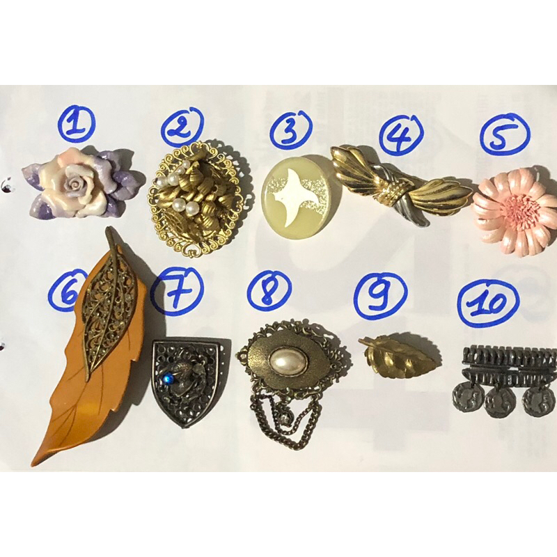 Trang sức si nhật. CÀI ÁO NỮ NHIỀU MẪU đồng giá 20k ms O8