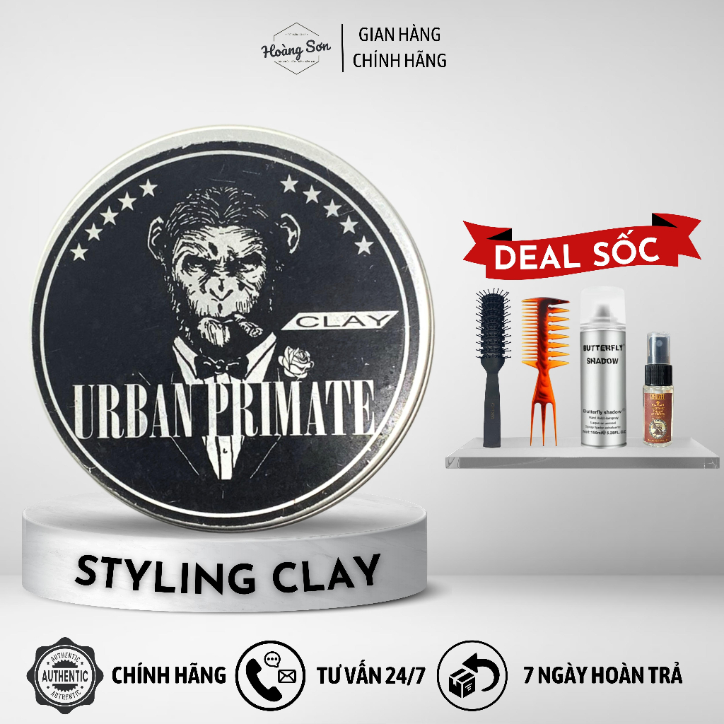 Sáp vuốt tóc Urban Primate Styling Clay 90gr - Urban Primate Clay nhập khẩu THÁI LAN