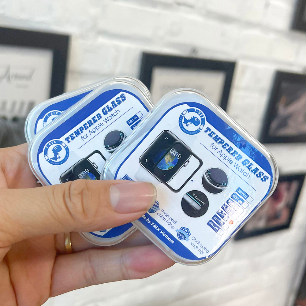 Kính Cường Lực 3D Bảo Vệ Màn Hình Đồng Hồ Apple Watch  38mm 42mm 40mm 44mm Series 7 6 SE 5 4 3 2 1