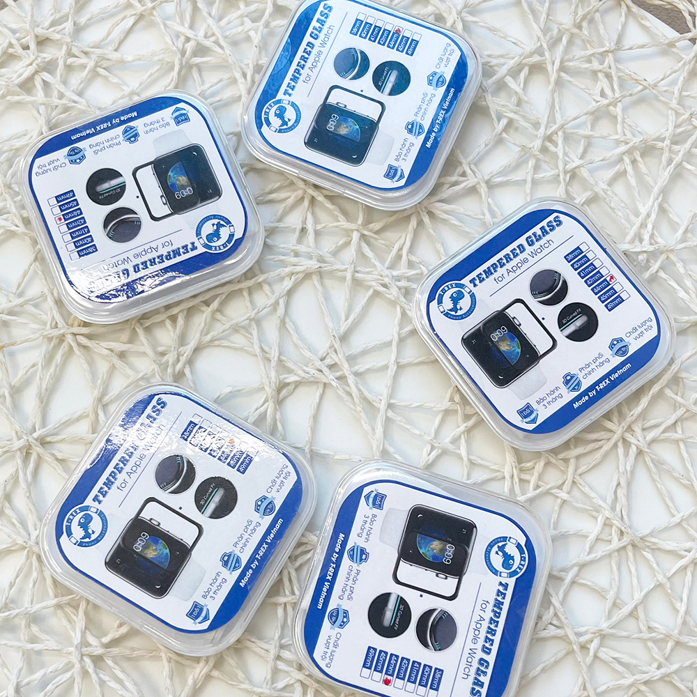 Kính Cường Lực 3D Bảo Vệ Màn Hình Đồng Hồ Apple Watch  38mm 42mm 40mm 44mm Series 7 6 SE 5 4 3 2 1