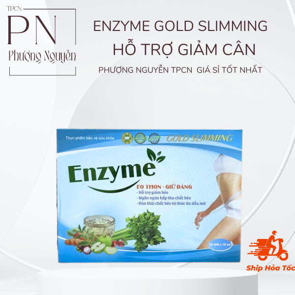 [GIÁ SỈ] Gold Slimming Enzyme Giảm Cân An Toàn Eo Thon Dáng Đẹp - Slim Beauty 7 Days (Mẫu Mới) - Phượng Nguyễn TPCN