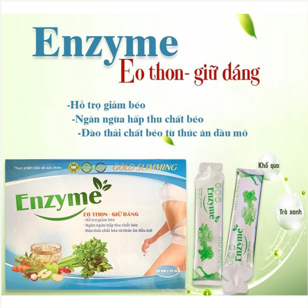 Gold Slimming Enzyme Giảm Cân An Toàn Eo Thon Dáng Đẹp - Slim Beauty 7 Days  - Phượng Nguyễn TPCN