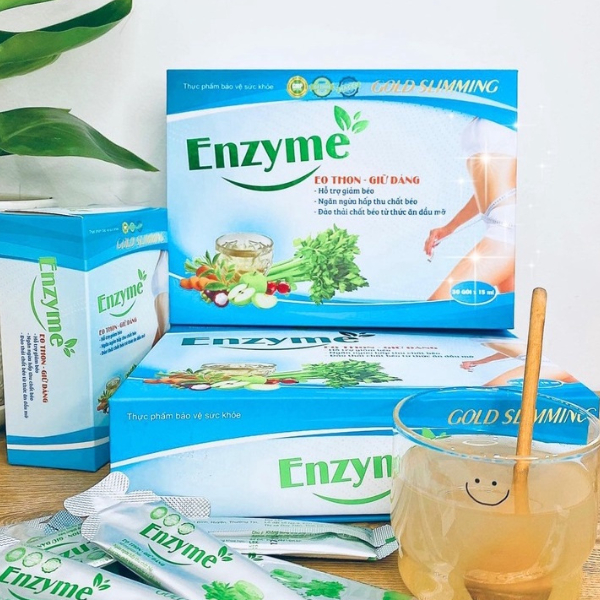 Gold Slimming Enzyme Giảm Cân An Toàn Eo Thon Dáng Đẹp - Slim Beauty 7 Days  - Phượng Nguyễn TPCN