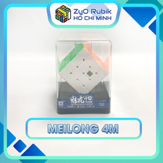 Rubik meilong 4m new version có nam châm stickerless - đồ chơi phát triển trí tuệ - zyo rubik hồ chí minh