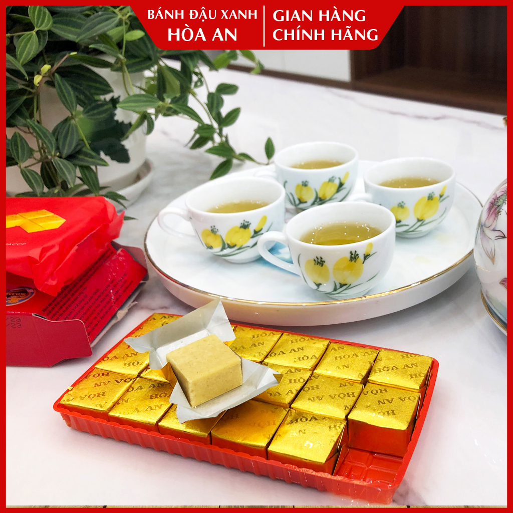 Combo 05 Hộp Bánh Đậu Xanh Hòa An 200gr