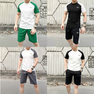 Bộ Đồ Nam Form Thể Thao Năng Động Vải Cotton Co Giãn Thoải Mãi