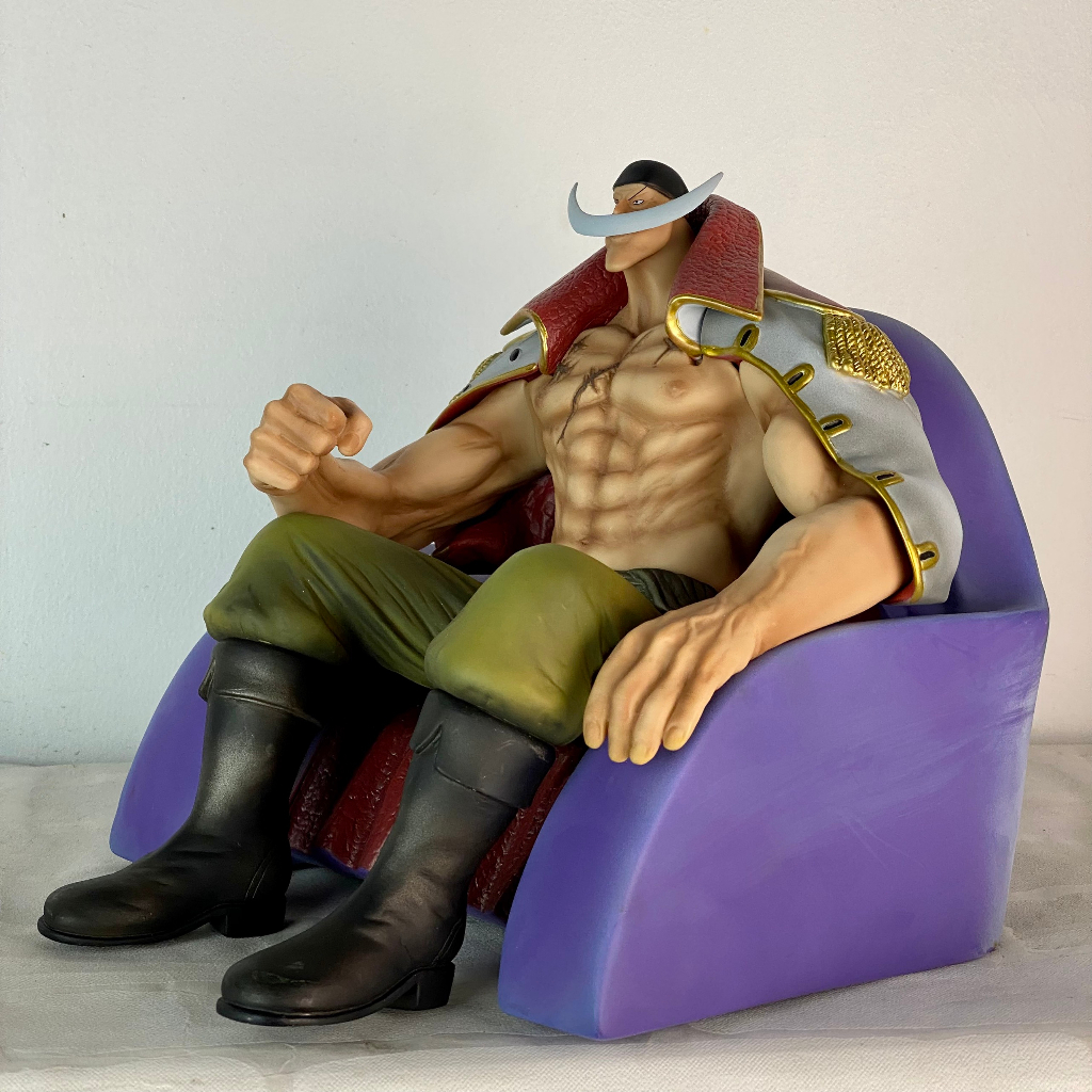Mô hình Edward Newgate râu trắng dáng ngồi cao 21CM - mô hình râu trắng ngồi ghế Neo Maximum F1 - One piece fig