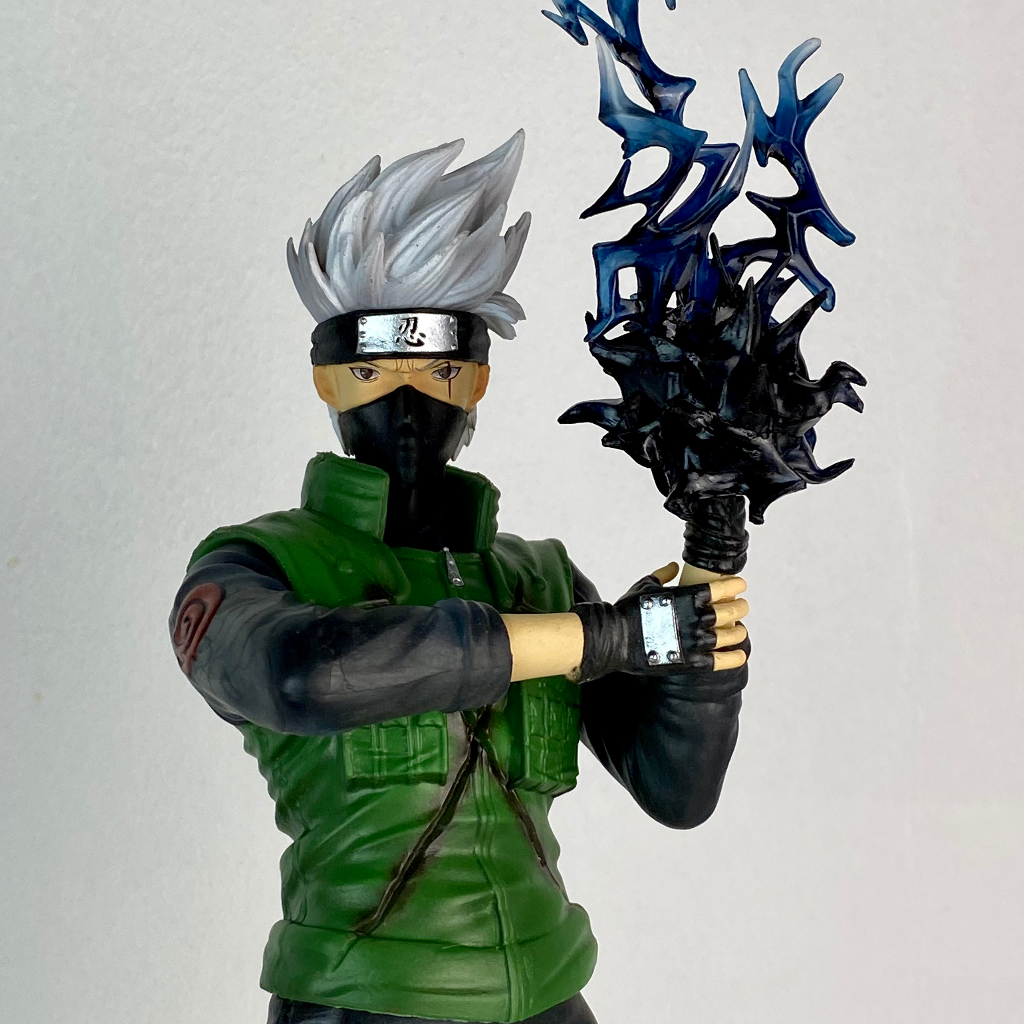 Mô hình Might Guy và Kakashi dáng đứng cao 35Cm và 39cm - Naruto figure GK CW có LED - kakashi đứng trên susano