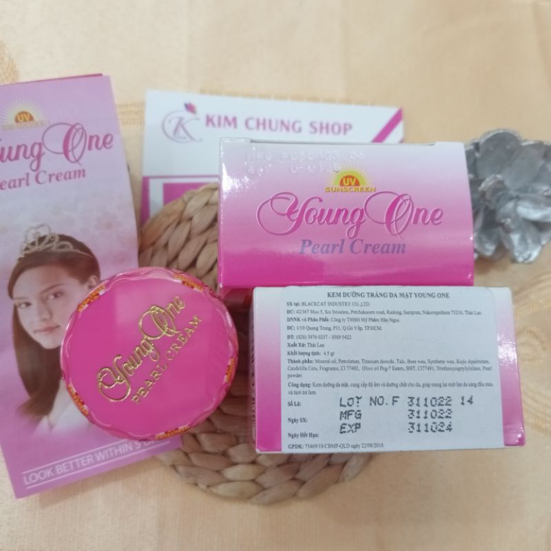 Kem Dưỡng Trắng Da Cô Gái Toc Xù Young One Thiện Châu