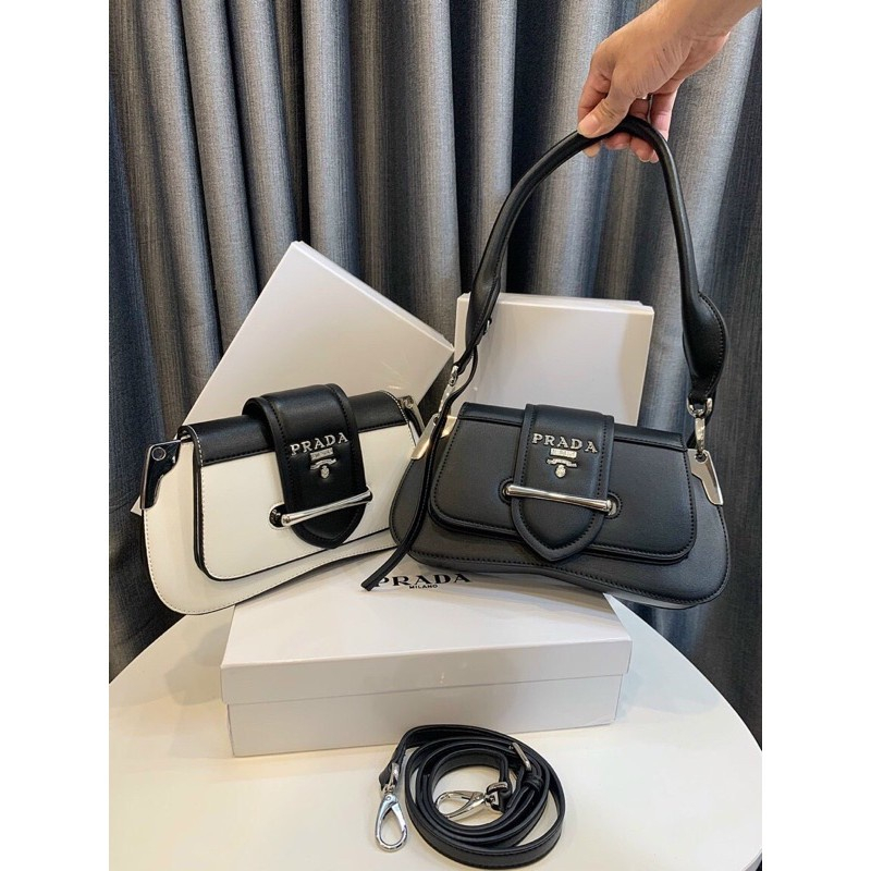 Sẵn Túi P.Da full box + 2 bản dây hàng cao cấp size 26cm