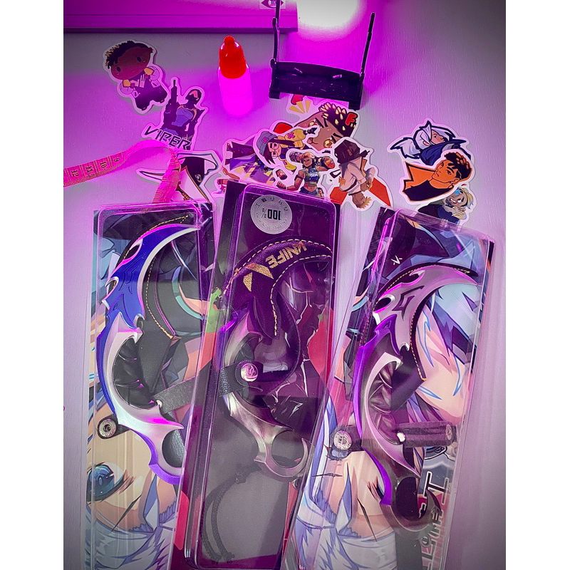 MÔ HÌNH FULL KIM LOẠI REAVER KA-RAM MELEE 1-1 15 VÀ 16CM MÔ HÌNH VALORANT TRƯNG BÀY BÀN HỌC