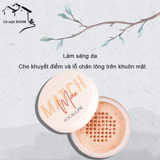 Phấn phủ kiềm dầu FOCALLURE 10g Làm sáng da, che khuyết điểm và lỗ chân lông trên khuôn mặt