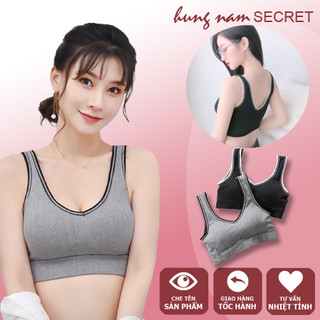 Áo bra gym yoga, bra thể thao đen ghi viền nẹp