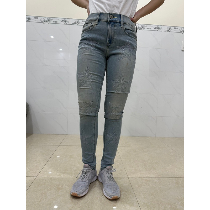Quần Express Jean xuất Mỹ thêu ngôi sao