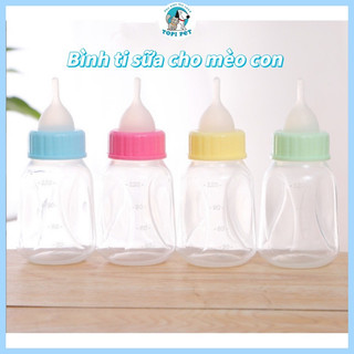 Bình ti sữa cho mèo con 120ml đủ màu