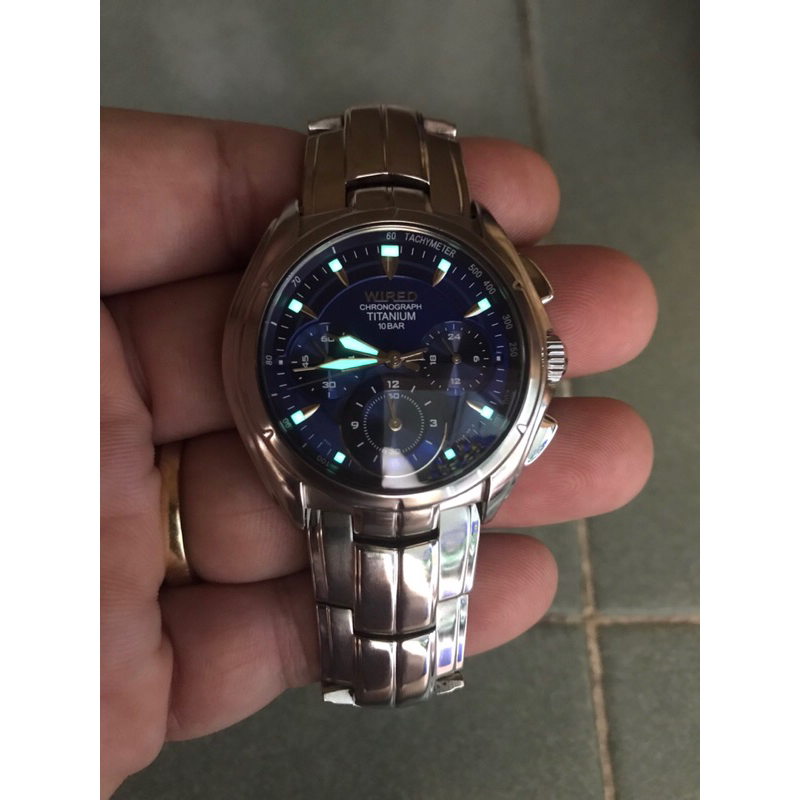⌚️Đồng hồ Si Nam 7 Kim Titanium hiệu Wired, thương hiệu Nhật🇯🇵. Hàng đã qua sử dụng
