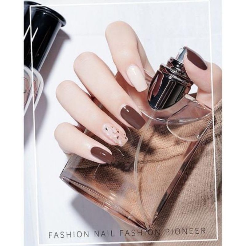 Sét tông nâu 9 chai tặng bảng màu chai 15ml