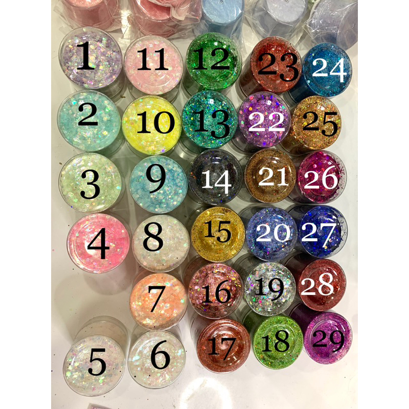 Sẵn chiết nhũ vảy cá siêu sáng 29 màu đậm, pastel giá siêu yêu