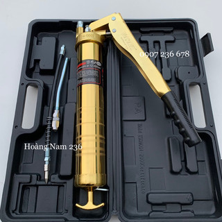 Bơm mỡ bò 2 ty 2 xy lanh piston 900cc dùng mỡ con sâu. mỡ hộp, mỡ tuýp, mỡ đóng chai xp-776, bơm mỡ cầm tay