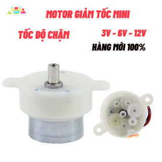 Động cơ motor mô tơ giảm tốc mini 300 điện áp 3V - 9V - tốc độ 5 vòng trên phút - LK0018