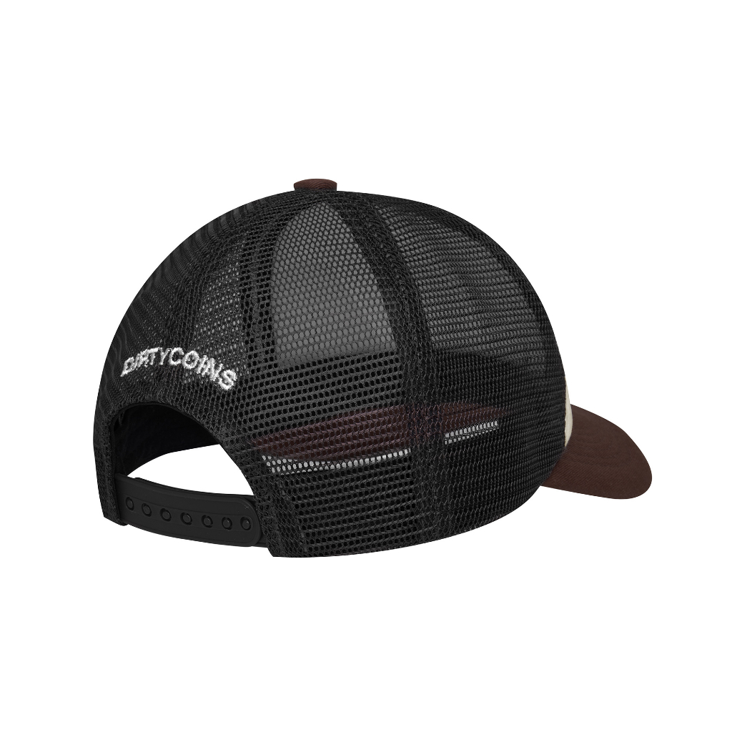 Nón DirtyCoins Logo Mesh Cap - Brown/White