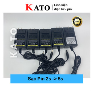 Sạc pin 2s, 3s, 4s, 5s  8.4v, 12.6v, 16,8v, 21v có đèn báo đầy, tự ngắt sạc pin máy khoan bắn vít cầm tay