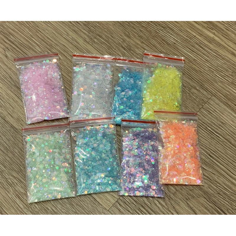 Sẵn chiết nhũ vảy cá siêu sáng 29 màu đậm, pastel giá siêu yêu