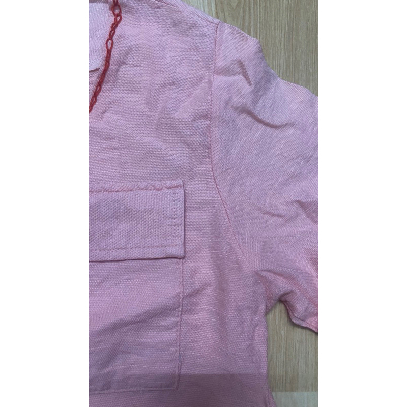 Áo sơ mi croptop si tuyển 2hand45kg-53kg size M