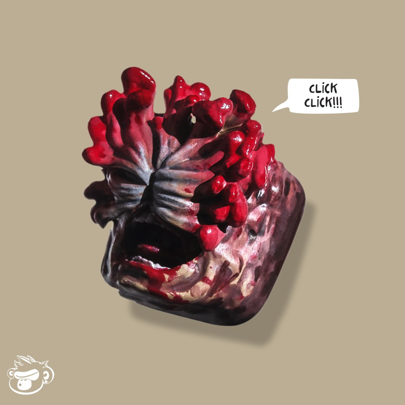 The Last Of Us- Zombie Clicker keycap,màu origin color | keycap cho bàn phím cơ