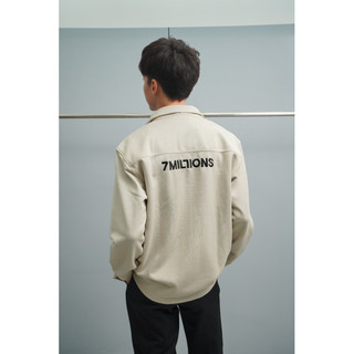 Áo Khoác Basic Jacket Vải Dạ Unisex Oversized 7MILLIONS (Đen & Xám Xanh) - Tặng Kèm Box