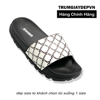 Dép Quai Ngang Nam Nữ Thời Trang In Chữ DH9010