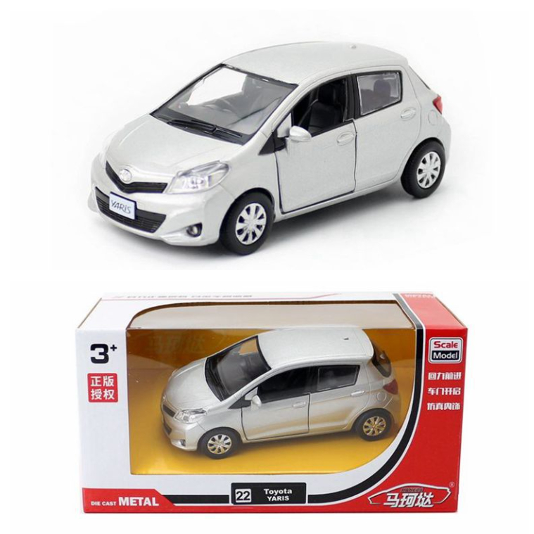 Mô hình xe ô tô yaris đồ chơi trẻ em RMZ city bằng kim loại