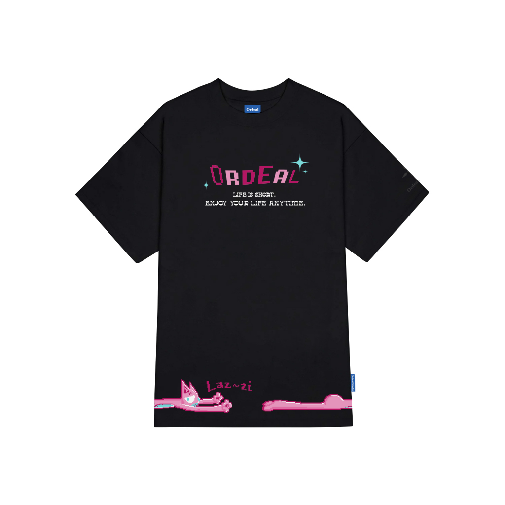 Áo thun nam nữ Ordeal.Studio | The Pink on Cat Lazzi Tee