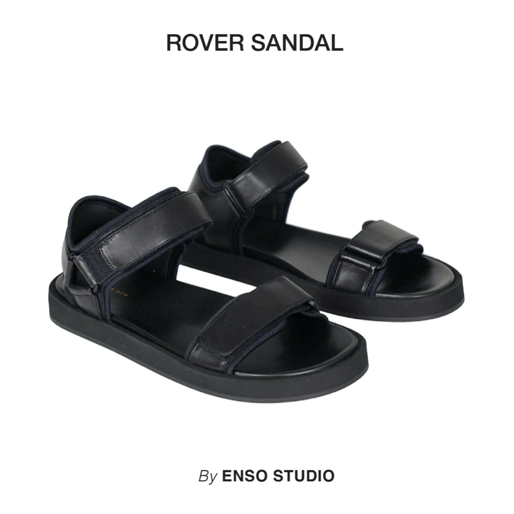 ENSo - Sandal da thật Rover màu đen