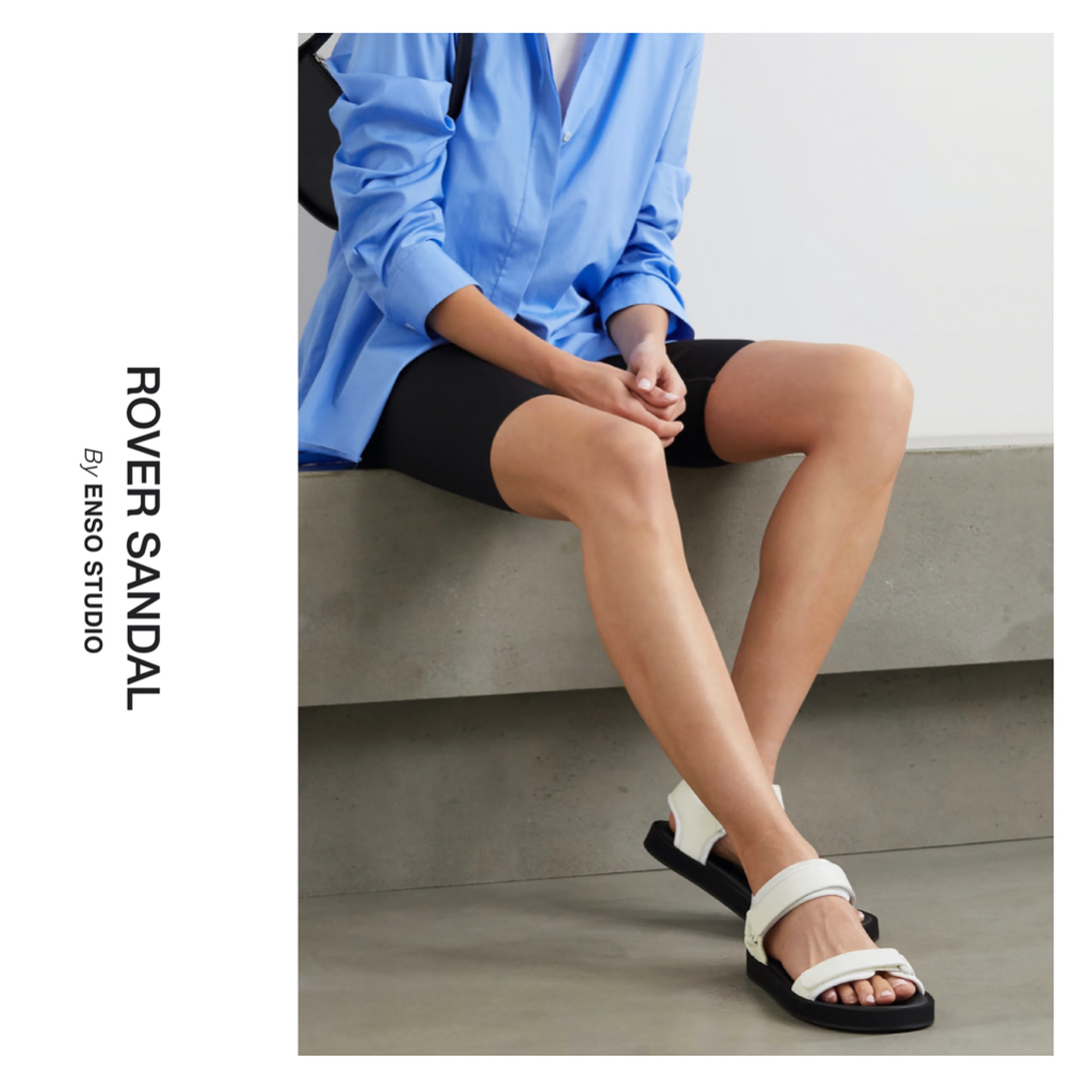 ENSo - Sandal da thật Rover màu đen